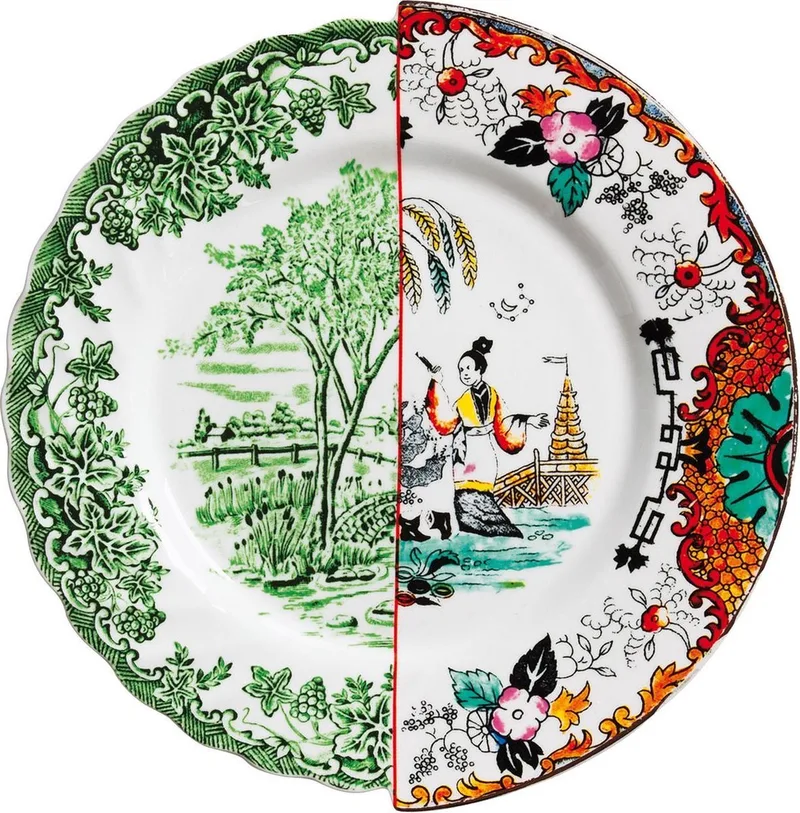 Hybrid Dinerbord Ø27.5 Eusapia de Seletti en Multicolore – photo produit