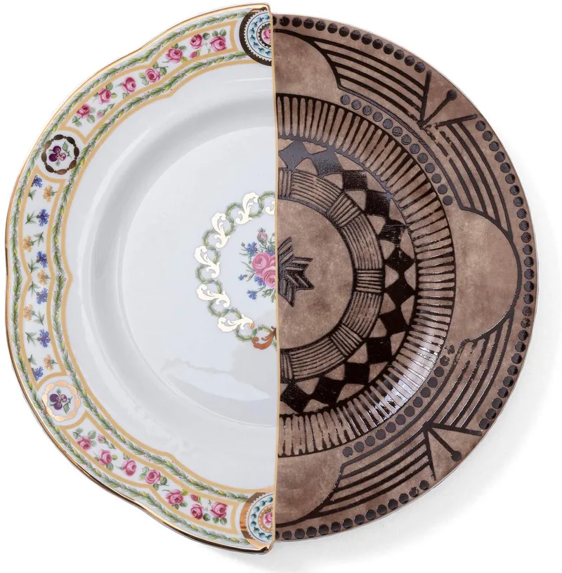 Hybrid Dinerbord Ø27.5 Hobyo by Seletti in Multicolour – product photo