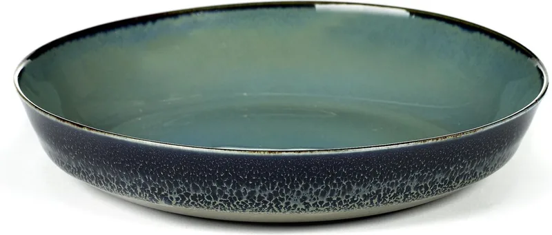 Anita Le Grelle Serveerschaal - S - D17,5x3 cm - Smokey blue/dark blue de Serax en Smokey blue – photo produit