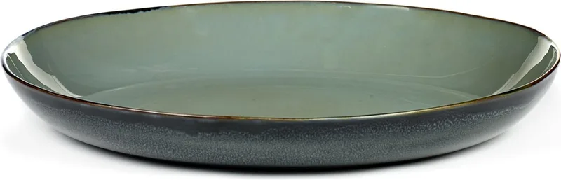Anita Le Grelle Terres de rêves - Serveerschaal - Donkerblauw/Smokey - 35 Ø de Serax en Bleu – photo produit