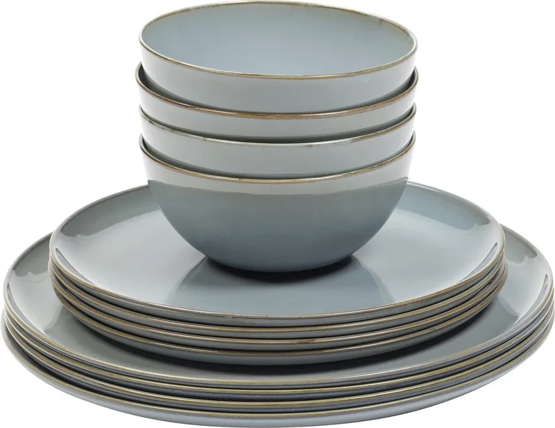 Anita Le Grelle Terres de rêves - Serviesset - Smokey - 12 stuks by Serax in Blue – product photo