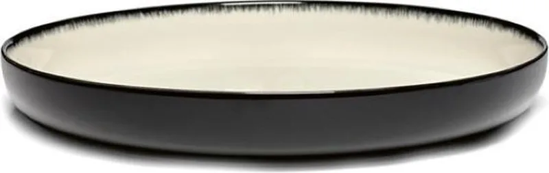 Ann Demeulemeester Dé Bord Hoog Off White-Black D 27 cm de Serax en Noir – photo produit