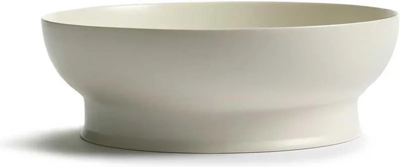 Ann Demeulemeester Ra Hoog Bord Off White D 22 cm by Serax in White – product photo