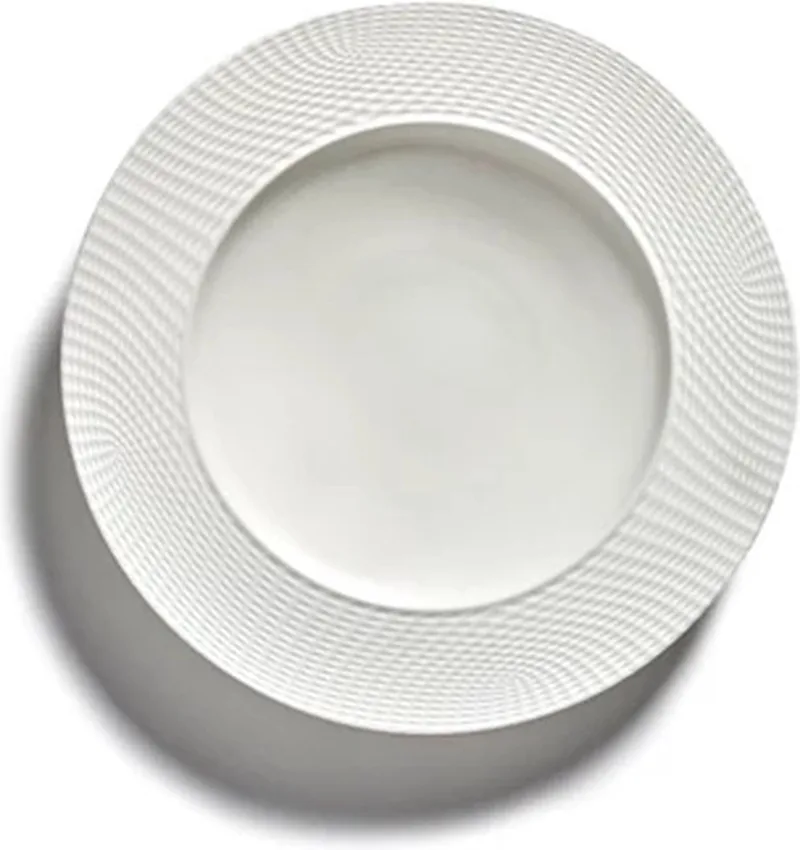 Ann Van Hoey Nido diep bord D24cm bone china by Serax in White – product photo