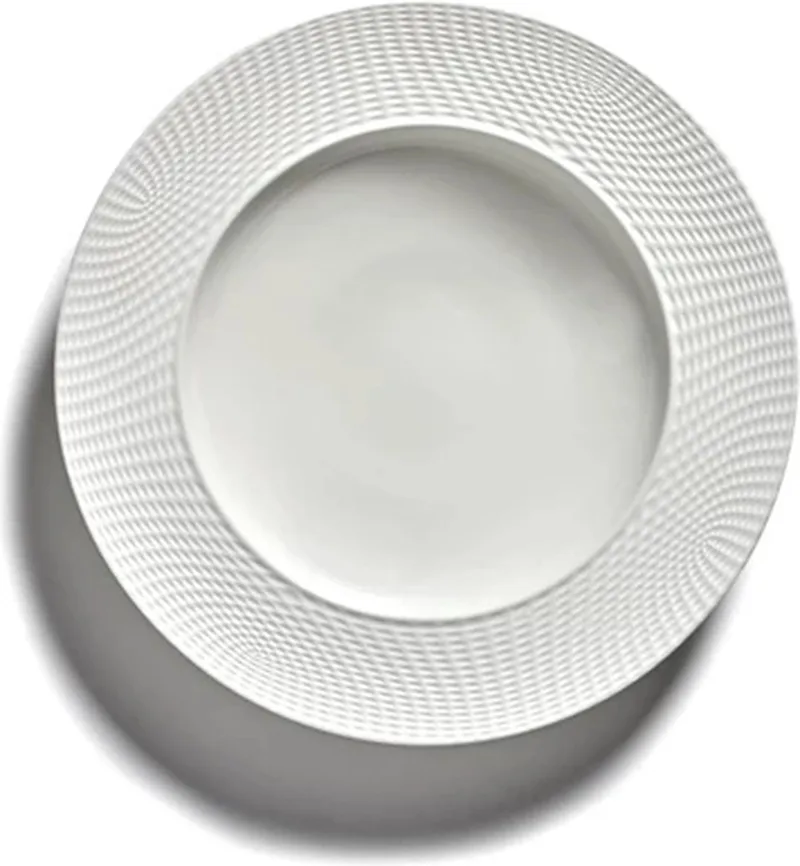 Ann Van Hoey Nido diep bord D28cm bone china by Serax in White – product photo