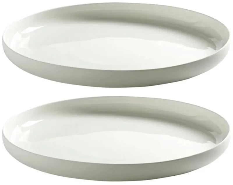 BASE Bord Hoog XL – Piet Boon | Ø 28 cm | Set van 2 by Serax in White – product photo