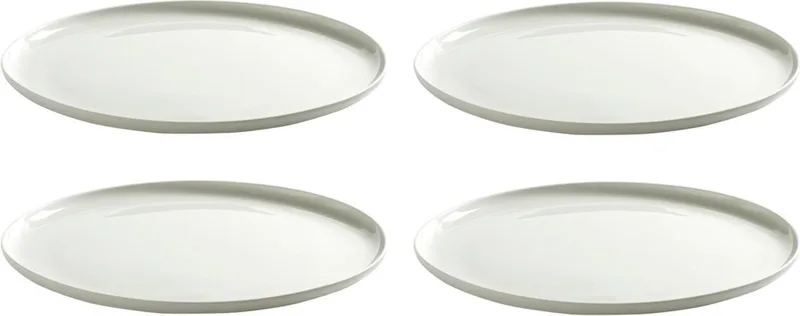 Base Laag Bord B9214706, 28cm - set van 4 by Serax in White – product photo