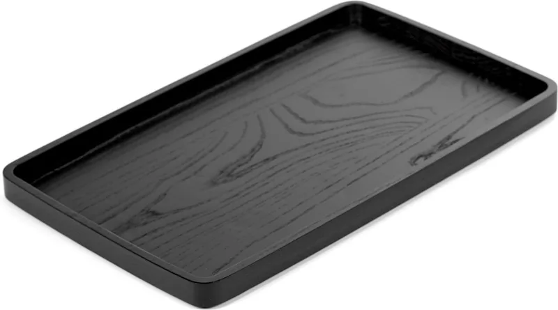 by Vincent van Duysen - Dienblad Hout Rechthoekig - 45 x 27 cm de Serax en Noir – photo produit