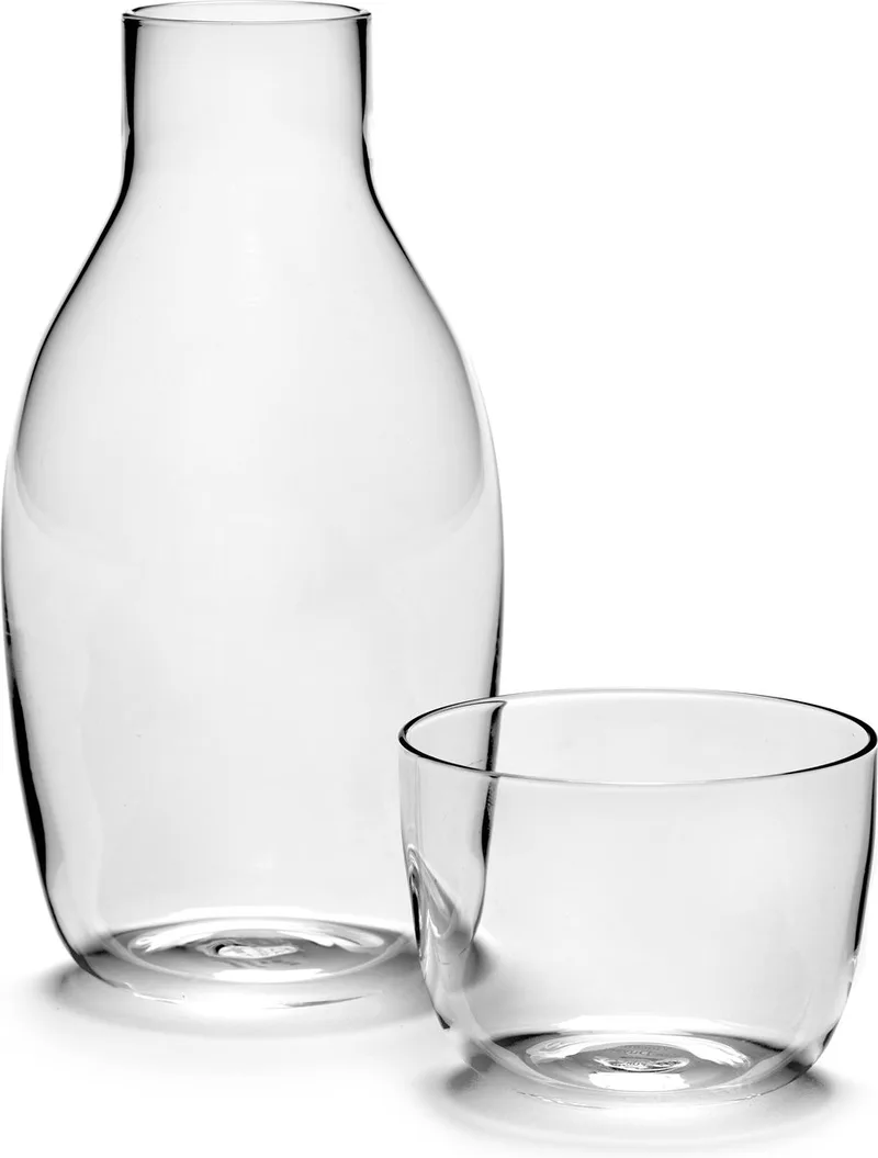 by Vincent van Duysen - Karaf 75cl + Glas 20c van Serax in Transparant – productfoto