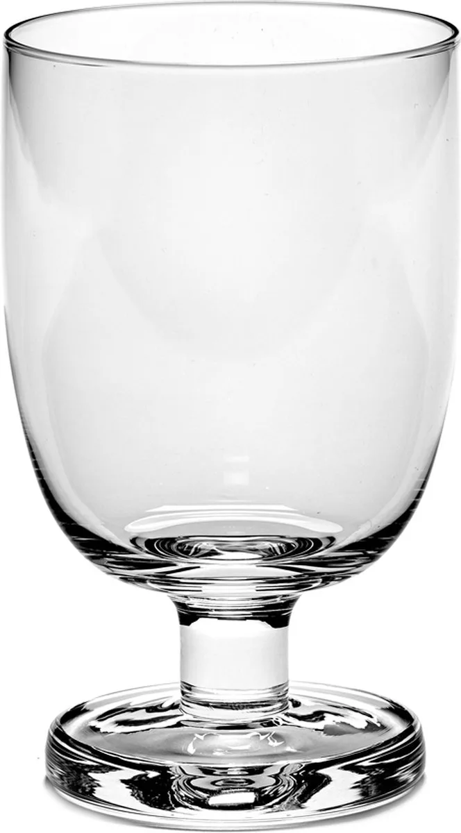 by Vincent van Duysen - Passe-partout - universeel glas op lage dikke voet - 4 stuks von Serax in Transparent – Produktfoto