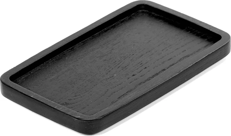 Dienblad S Hout Rechthoekig - 20 x 12 cm de Serax en Noir – photo produit