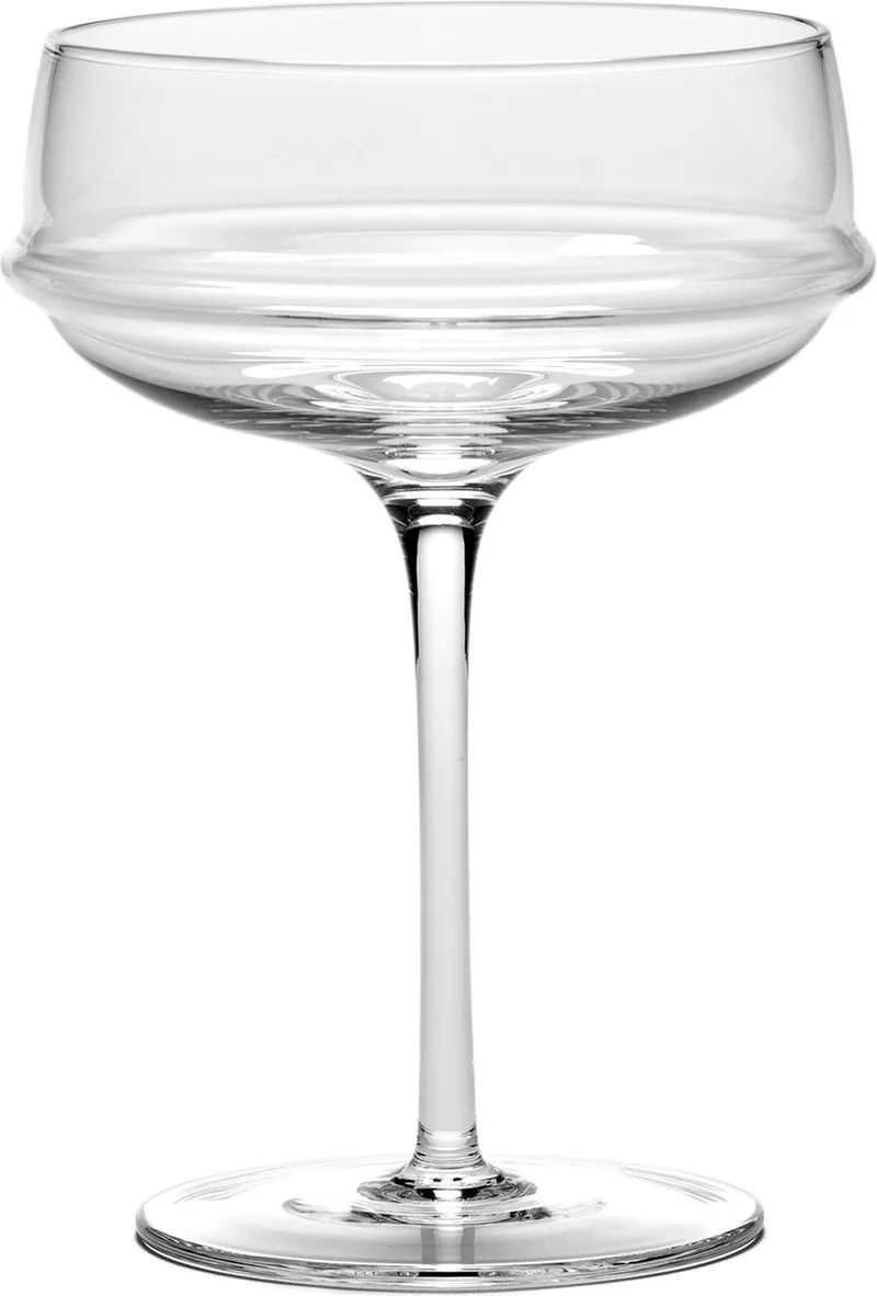Dune By Kelly Wearstler Coupe Champagneglazen Set Van 4 von Serax in Transparent – Produktfoto