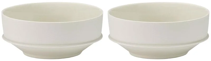 Dune By Kelly Wearstler Kom Ø14,5 Set Van 2 Alabaster by Serax in White – product photo