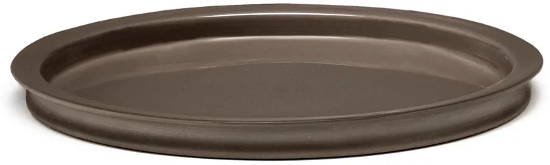 Dune By Kelly Wearstler Ontbijtbord Ø17,5 Set Van 2 Slate by Serax in Dark grey – product photo