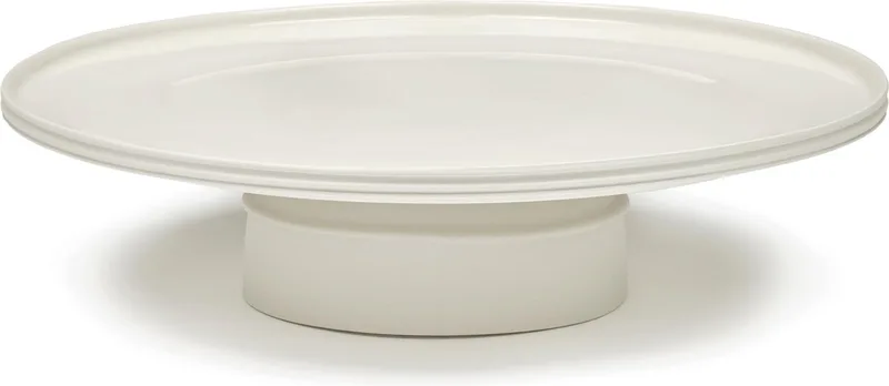 Dune By Kelly Wearstler Taartplateau Ø33 Alabaster van Serax in Wit – productfoto