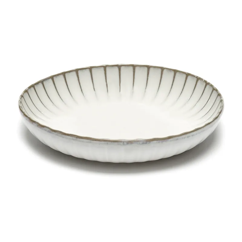 Assiette Inku M Ø23 cm Blanc de Serax – photo produit