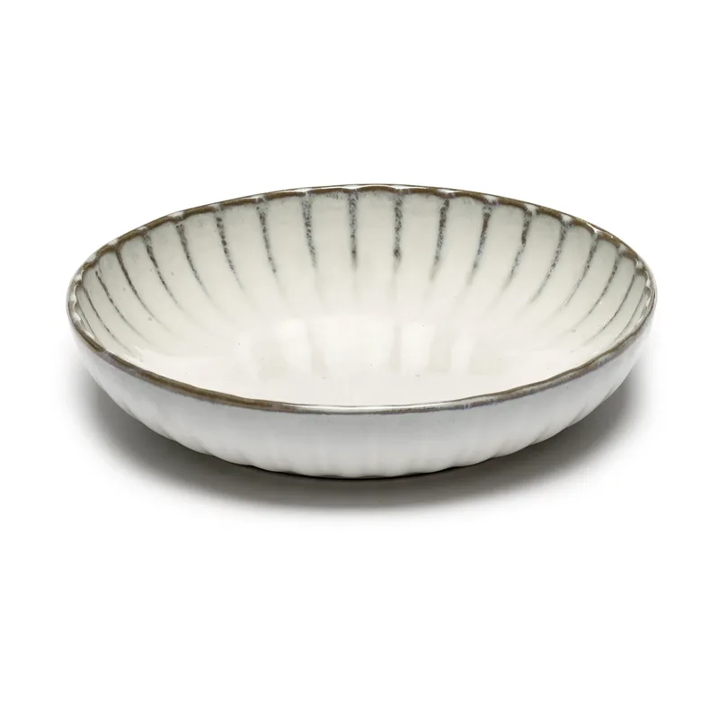 Inku Teller hoch S Ø 19 cm White fra Serax – produktbillede