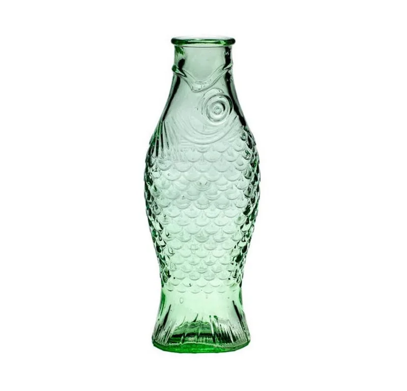 Karaffe Flasche 0,85 l Fish & Fish grün, (1-tlg), Flasche, 0,85 l, Glas, grün by Serax in Green – product photo