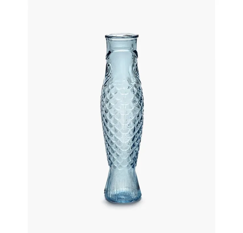 Paola Navone Fish & Fish - Karaf - Blauw van Serax in Blauw – productfoto 3 van 4