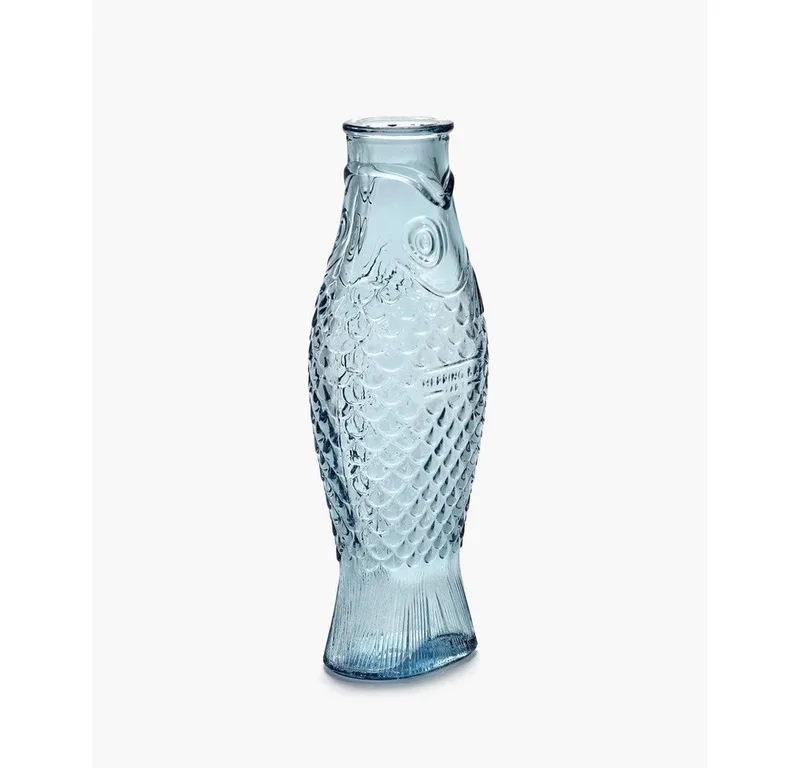 Paola Navone Fish & Fish - Karaf - Blauw van Serax in Blauw – productfoto 2 van 4
