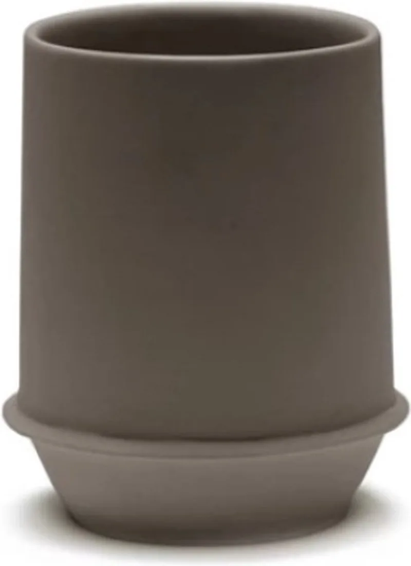Kelly Wearstler Dune beker D9cm H11.5cm by Serax in Slate – product photo