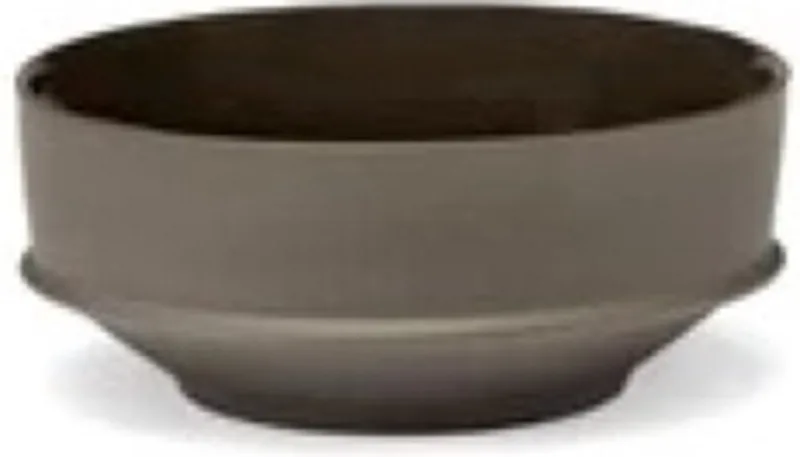 Kelly Wearstler Dune bowl D14.5cm H6cm von Serax in Slate – Produktfoto