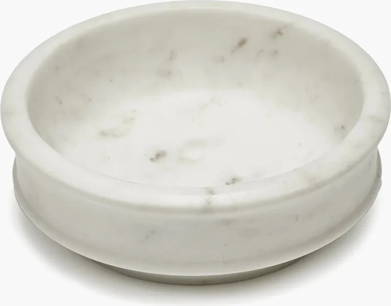 Kelly Wearstler Dune bowl S D16cm H5.5cm marmer von Serax in Weiß – Produktfoto