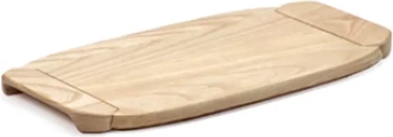 Kelly Wearstler Dune dienblad / schaal 46.5x25cm H4.5cm ash von Serax in Lichtbruin – Produktfoto
