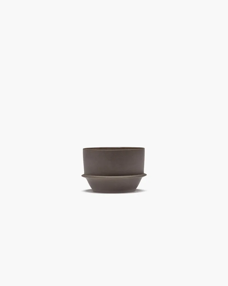 Kelly Wearstler Dune koffiekop D9cm H6cm slate (set 2 stuks) by Serax in Donkerbruin – product photo
