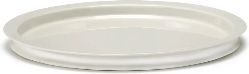 Kelly Wearstler Dune plat ontbijt bord D17.5cm alabaster (set van 2) by Serax in White – product photo