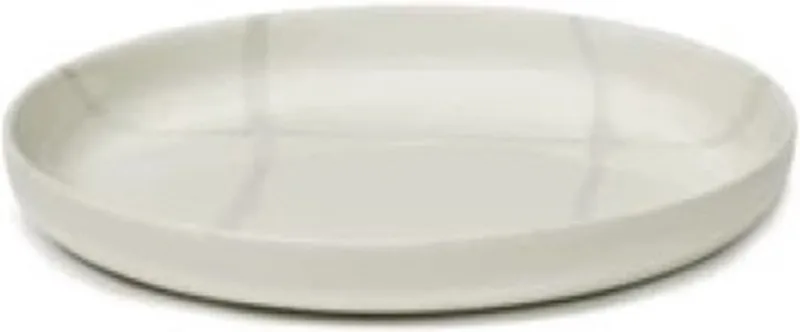 Kelly Wearstler Zuma diep bord D25.5cm H3cm by Serax in Salt – product photo