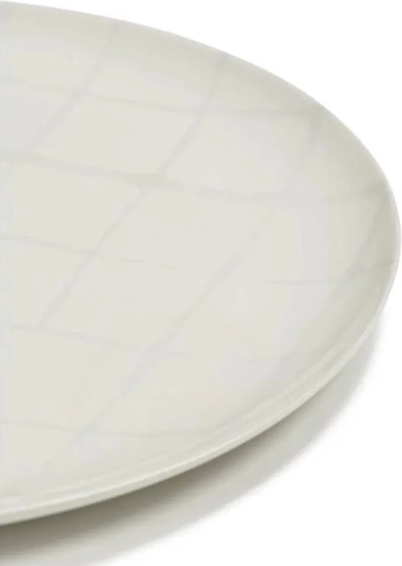 Kelly Wearstler Zuma plat bord D33cm by Serax in Salt – product photo