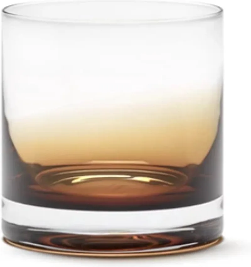 Kelly Wearstler Zuma whiskyglas 8cm H8.5cm van Serax in Amber – productfoto