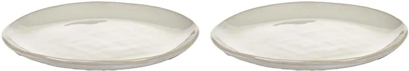 La Mère By Marie Michielssen Gebaksbordje Ø14,5 Set Van 2 Off-White de Serax en Blanc – photo produit