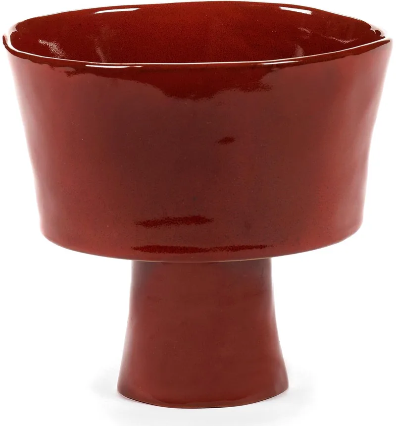 La Mère By Marie Michielssen Serveerschaal Ø30,5 Venetian Red by Serax in Donkerrood – product photo