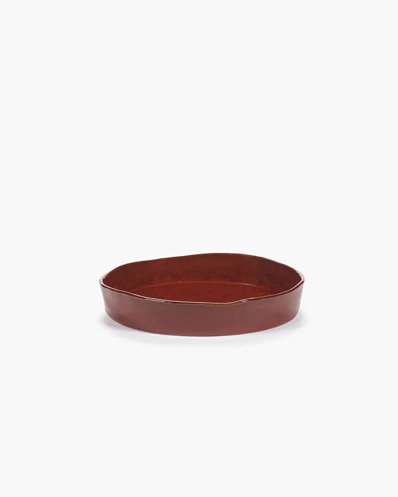 Marie Michielssen Diep Bord M Venetian Red La Mère 23cm (set van 2 stuks) by Serax in Red – product photo