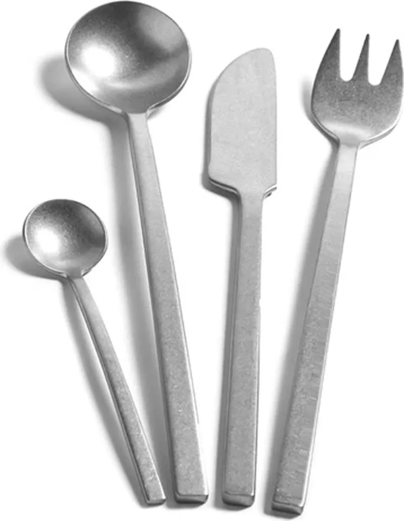 Marie Michielssen La Mère bestekset set van 24 mirror stonewashed by Serax in Silver – product photo