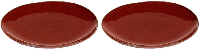 Marie Michielssen La Mère - Bord L - Venetiaans - 25 Ø - 2 stuks von Serax in Rot – Produktfoto