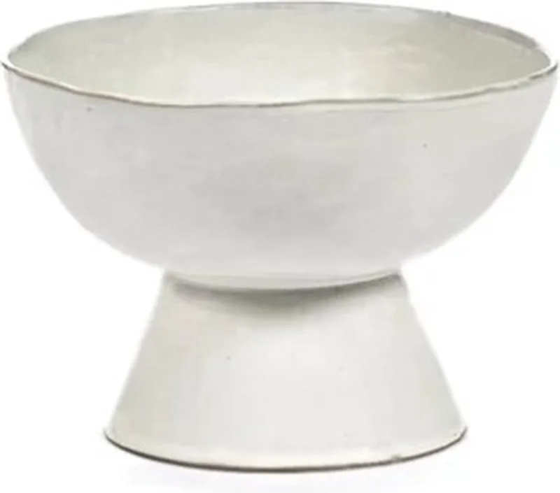 Marie Michielssen La Mère bowl op voet H20.5cm D14.5cm off white by Serax in White – product photo