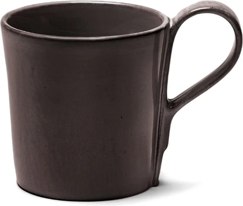 Marie Michielssen - LA MÈRE Coffee cup, Ebony- 130ml (set van 2) von Serax in Donker Bruin – Produktfoto