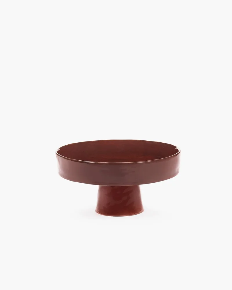 Marie Michielssen La Mère - Diep Bord Voet L - Venetiaans - 25 Ø by Serax in Red – product photo