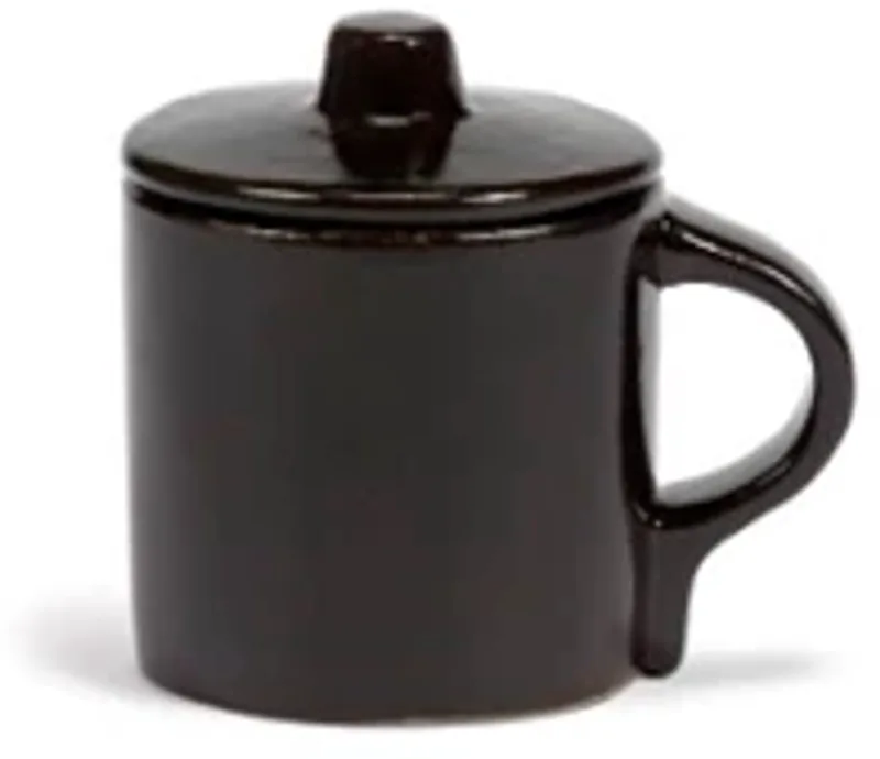 Marie Michielssen La Mère espresso kop met deksel ebony by Serax in Brown – product photo