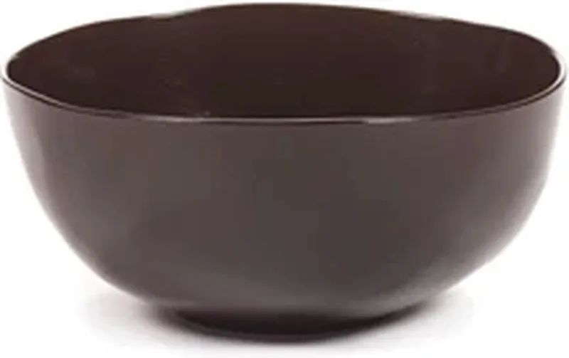 Marie Michielssen La Mère hoge bowl D21cm von Serax in Ebony – Produktfoto