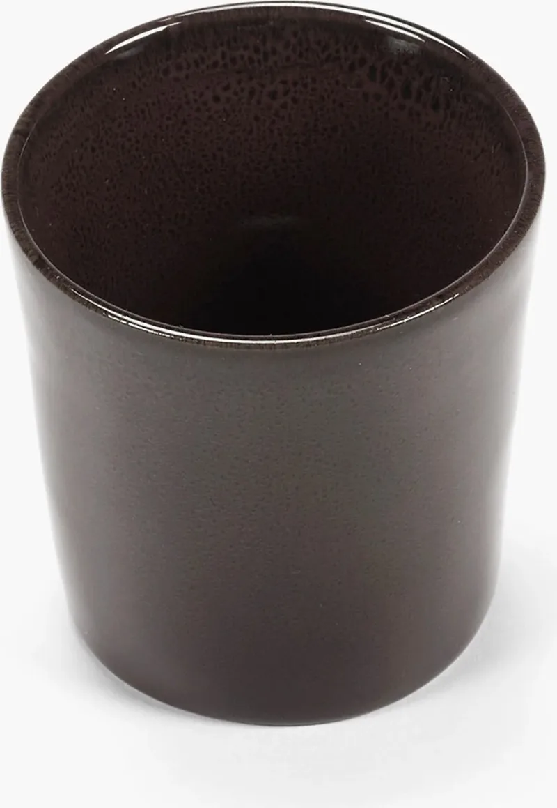 Marie Michielssen La Mère koffie beker ebony (set 2 stuks) från Serax i Donkerbruin – produktbild