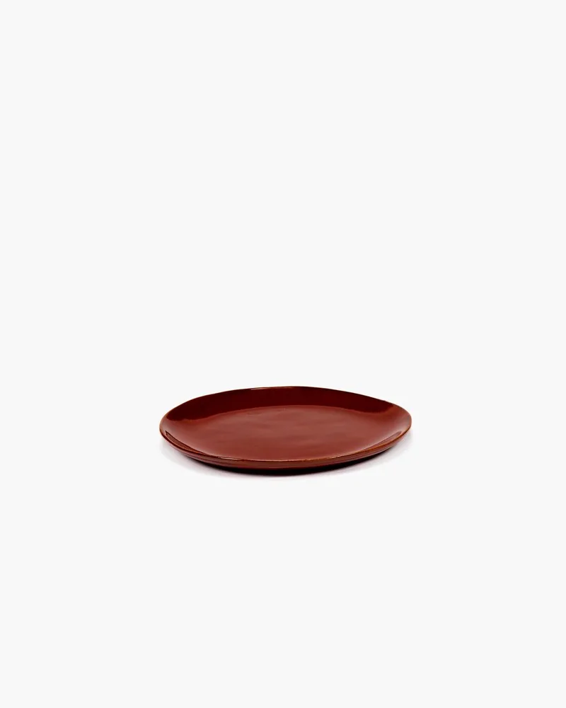 Marie Michielssen La Mère plat ontbijt bord S D18cm venetian red (set 2 stuks) by Serax in Red – product photo