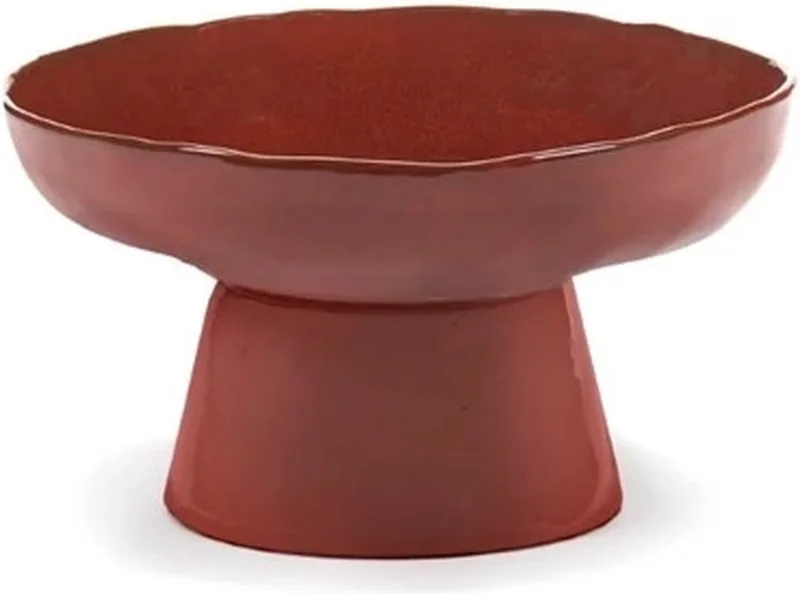 Marie Michielssen La Mère - Serveerbord Voet - Venetiaans - 31 Ø de Serax en Rouge – photo produit