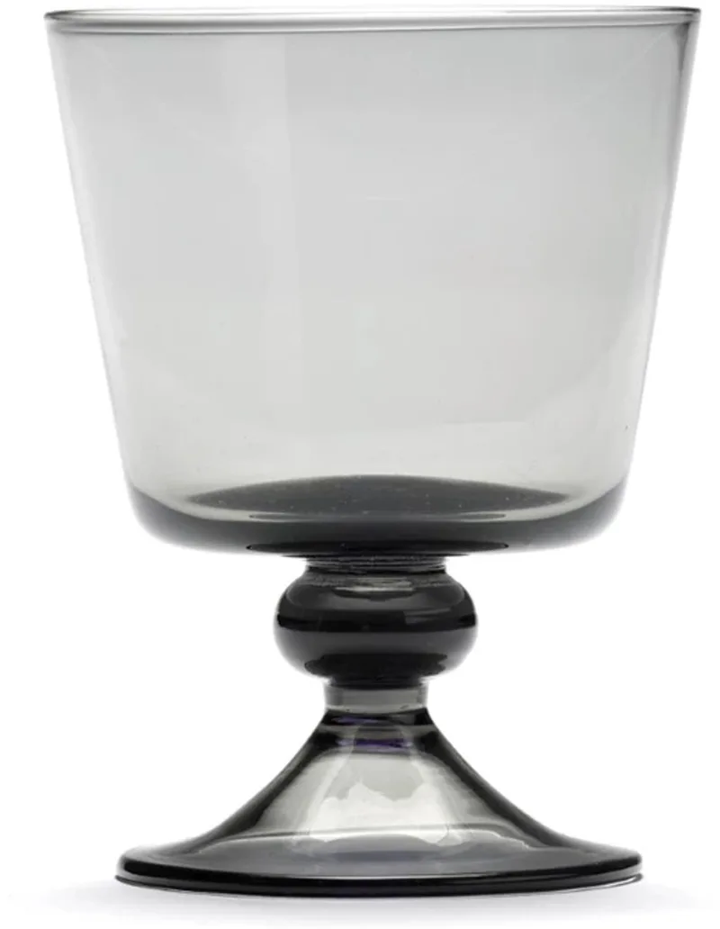 Marie Michielssen La Mère wittewijnglas H11cm smoky grey de Serax en Gris – photo produit