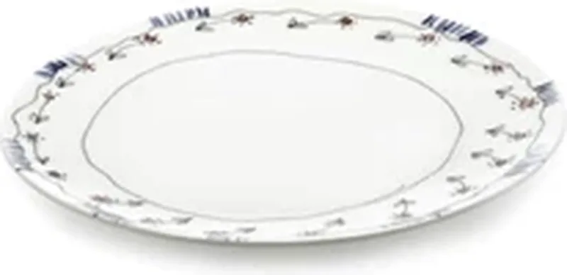 Marni Midnight Flowers Anemone Milk plat bord D20cm rood / blauw by Serax in Multicolour – product photo