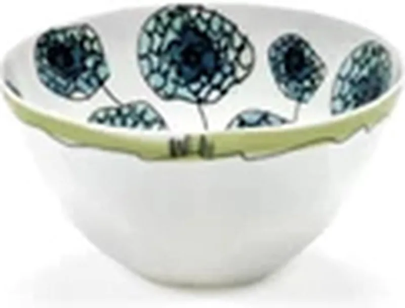 Marni Midnight Flowers Anemone Vaniglia bowl D12cm H6cm groen / blauw von Serax in Mehrfarbig – Produktfoto