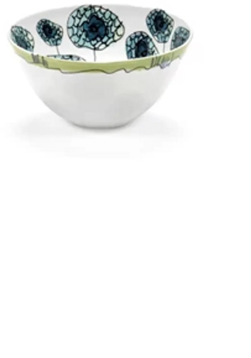 Marni Midnight Flowers Anemone Vaniglia bowl D15cm H8cm groen / blauw von Serax in Mehrfarbig – Produktfoto